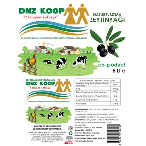  Naturel Sızma Zeytinyağı 5000 ML